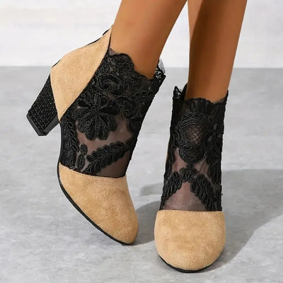 Antonia - Zapatos Florales De Piel⏐Edición Premium