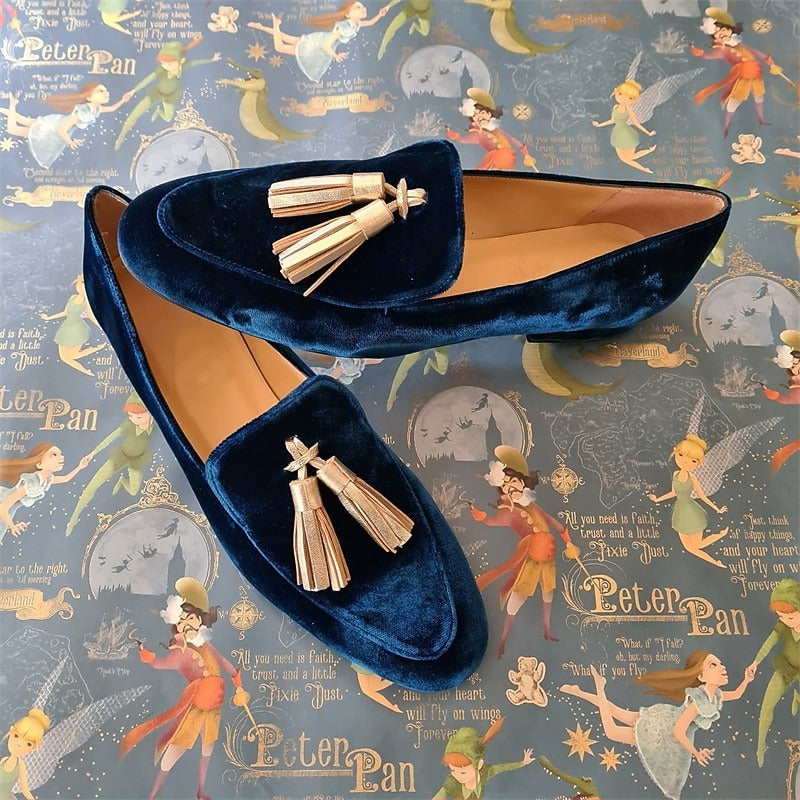 Cristina - Mocasines de Ante⏐Edición Premium