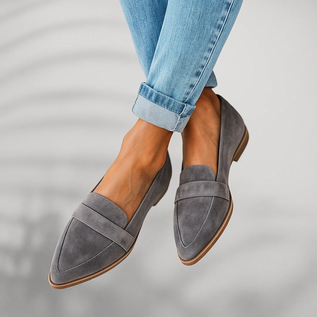 Rosa - Mocasines Ortopédicos de Piel⏐Edición Premium