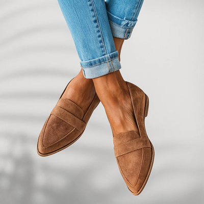Rosa - Mocasines Ortopédicos de Piel⏐Edición Premium